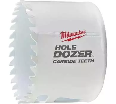 Коронка Milwaukee HOLE DOZER CARBIDE 7 см, хвостовик: 5/8 дюйма, Bi METALL, керамическая плитка, чугун, нержавейка, алюминий, сталь, композитные материалы (49560731)