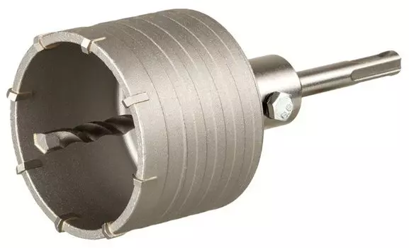 Коронка Практика 7.5 см, хвостовик: SDS-plus, твердосплавная, бетон, камень, кирпич, ударная