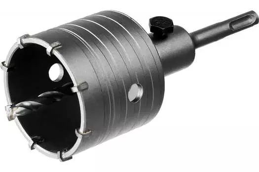 Коронка Сибин 6.5 см, хвостовик: SDS-plus/M22, твердосплавная, бетон, кирпич, ударная (29216-65)