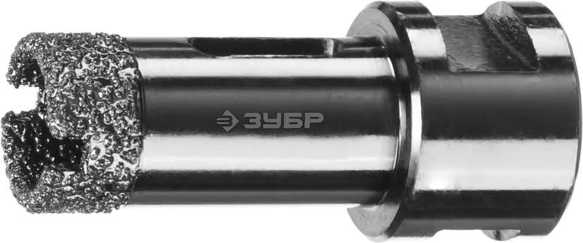 Коронка Зубр ⌀ 20мм, хвостовик: М14, алмазная, керамогранит, камень, керамика, бетон, кирпич, дерево (29865-20)