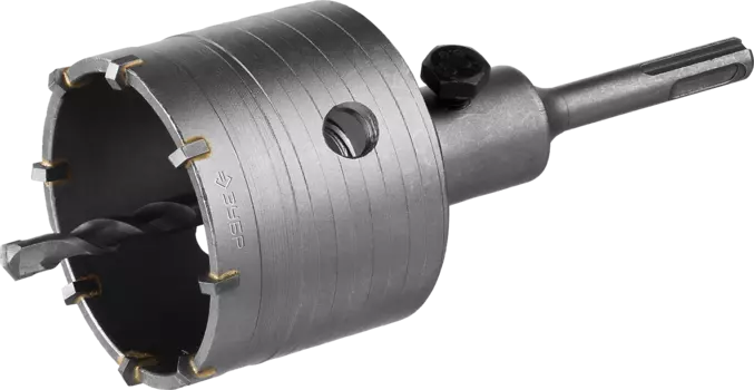 Коронка Зубр МАСТЕР 7.3 см, хвостовик: SDS-plus, твердосплавная, бетон, камень, кирпич, ударная (29211-73)