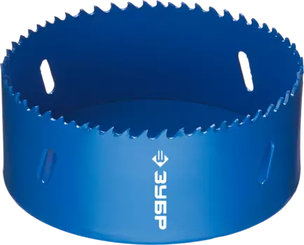 Коронка Зубр ЭКСПЕРТ 10.5 см, хвостовик: резьба 5/8", биметаллическая, металл, дерево, ДСП, фанера, пластик (29531-105_z01)