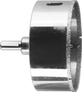 Коронка Зубр ПРОФЕССИОНАЛ 8 см, хвостовик: трехгранный, алмазная, керамическая и кафельная плитка, стекло (29850-80)
