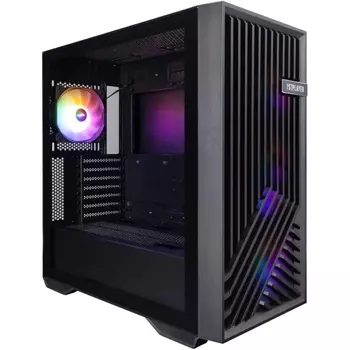 Корпус 1STPLAYER FD8, ATX, Midi-Tower, 2xUSB 3.0, USB Type-C, черный, без БП (FD8-BK-4F1)