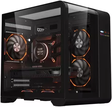 Корпус 1STPLAYER RT5, mATX, Mini-Tower, 2xUSB 3.0, черный, без БП (RT5-BK)