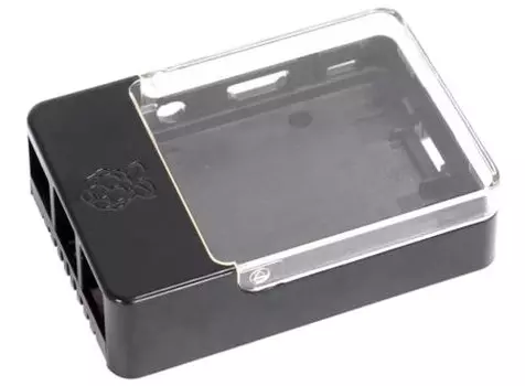Корпус ACD RA175 для Raspberry Pi3, пластик, черный/прозрачный