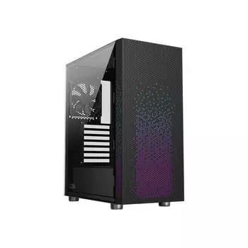 Корпус Azza Celesta F, ATX, Midi-Tower, USB 3.0, черный, без БП (CSAZ-340F)