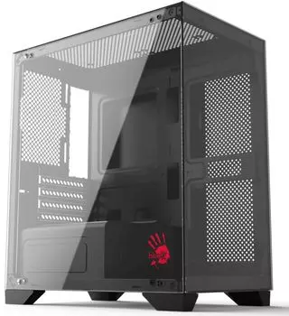 Корпус Bloody BD-CC103-BK, mATX, Mini-Tower, USB 3.0, USB Type-C, черный, без БП (BD-CC103-BK)