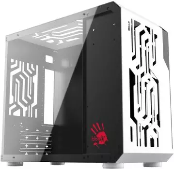 Корпус Bloody BD-CC110-WH, mATX, Mini-Tower, 2xUSB 3.0, USB Type-C, белый, без БП (BD-CC110-WH)