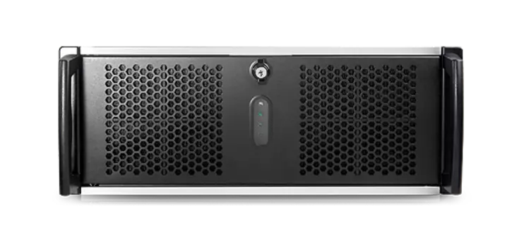 Корпус Chenbro RM41300, E-ATX, 4U RM, без БП, черный/серебристый (RM41300H12*13729)