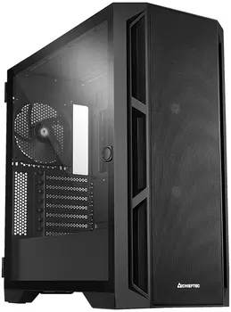 Корпус Chieftec APEX AIR, ATX, Midi-Tower, 2xUSB 3.0, USB Type-C, черный, без БП (GA-01B-M-OP)
