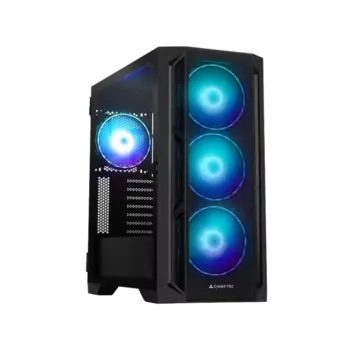 Корпус Chieftec APEX LUMO, EATX, Midi-Tower, 2xUSB 3.0, USB Type-C, RGB подсветка, черный, без БП (GA-01B-L-OP)