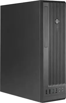 Корпус Chieftec BE-10B-300, mATX, Slim-Desktop, 2xUSB 3.0, черный, 300 Вт (BE-10B-300)