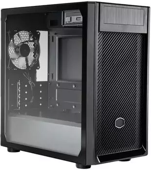 Корпус COOLERMASTER E300-KG5N-S00, mATX, Mini-Tower, 2xUSB 3.0, черный, без БП (E300-KG5N-S00)