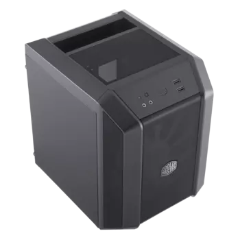 Корпус COOLERMASTER H100 ARGB, mini-ITX, Mini-Tower, 2xUSB 3.0, серый, Без БП (MCM-H100-KANN-S01)