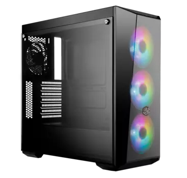 Корпус COOLERMASTER MasterBox 5 Lite RGB, ATX, Midi-Tower, 2xUSB 3.0, RGB подсветка, черный, без БП (MCW-L5S3-KGNN-05)