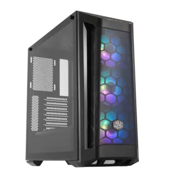 Корпус COOLERMASTER MasterBox MB511 ARGB, ATX, Midi-Tower, 2xUSB 3.0, черный, без БП (MCB-B511D-KGNN-RGA)