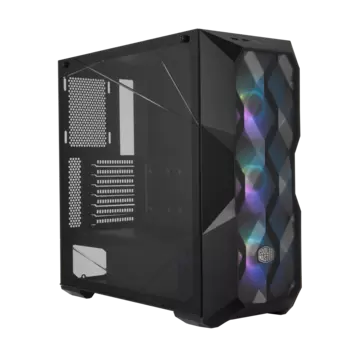 Корпус COOLERMASTER MasterBox TD500 Mesh, ATX, Midi-Tower, 2xUSB 3.0, RGB подсветка, черный, без БП (MCB-D500D-KGNN-S01)
