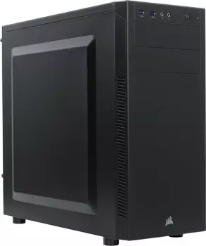 Корпус Corsair Carbide Series 100R Silent Edition, ATX, Midi-Tower, 2xUSB 3.0, черный, Без БП (CC-9011077-WW)