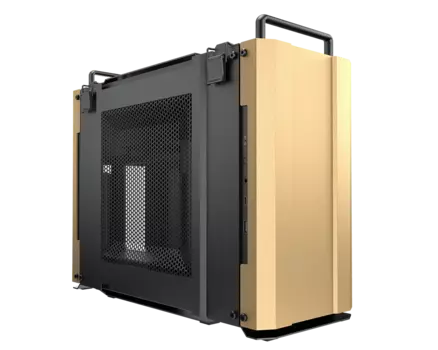 Корпус COUGAR DUST 2, Mini-ITX, Mini-Tower, USB 3.0, USB Type-C, пустынный песок, Без БП (385QM90.0003)