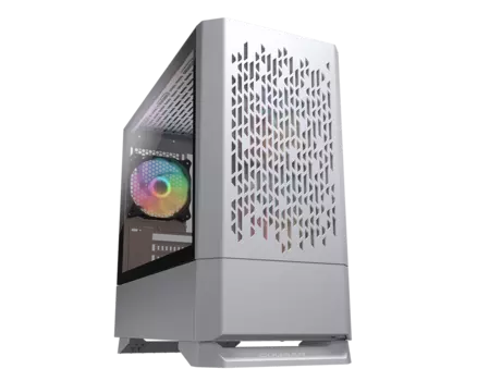 Корпус COUGAR MG140 Air RGB White, Mini-ITX, Mini-Tower, 2xUSB 3.0, RGB подсветка, белый, без БП (CGR-5JM8W-AIR-RGB)