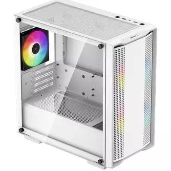 Корпус Deepcool CC360 WH ARGB, mATX, Midi-Tower, RGB подсветка, белый, без БП (CC360 WH ARGB)