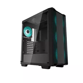 Корпус Deepcool CC560, ATX, Midi-Tower, USB 3.0, синяя подсветка, черный, без БП (R-CC560-BKGAA4-G-1)