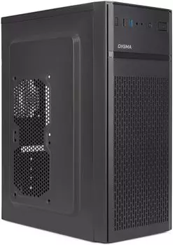 Корпус Digma DCC-MD301, ATX, Midi-Tower, USB 3.0, черный, без БП (DCC-MD301)