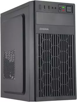 Корпус Digma DCC-MN302, mATX, Mini-Tower, USB 3.0, черный, без БП (DCC-MN302)