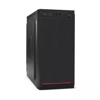 Корпус ExeGate BAA-114U2-AAA450, mATX, Mini-Tower, 2xUSB 3.0, черный, 450 Вт (EX292359RUS)