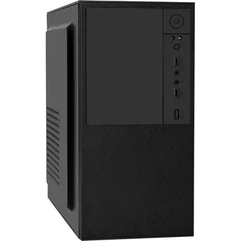 Корпус ExeGate BAA-308-AAA450, mATX, Mini-Tower, черный, 450 Вт (EX298004RUS)