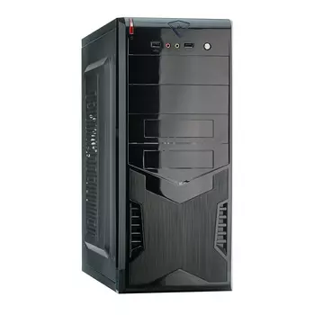 Корпус ExeGate CP-604 400W Black, ATX, Midi-Tower, черный, 400 Вт (EX280387RUS)