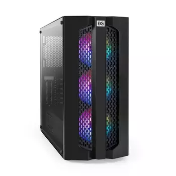 Корпус ExeGate EVO-9205-EVO800, ATX, Midi-Tower, USB 3.0, RGB подсветка, черный, 800 Вт (EX296078RUS)