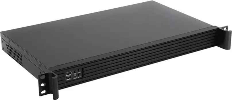 Корпус Exegate Pro 1U250-01/F350S, mini-ITX, 1U RM, 1x350 Вт, черный (EX264949RUS)