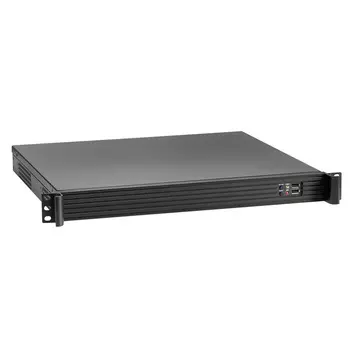 Корпус Exegate Pro 1U390-01/F350S, SSI EEB, 1U RM, 1x350 Вт, черный (EX279777RUS)