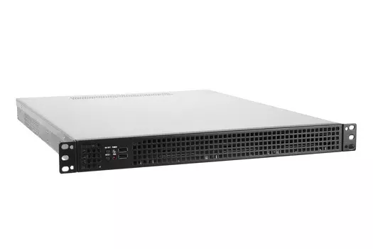 Корпус Exegate Pro 1U550-04/600ADS, ATX, 1U RM, 1x600 Вт, черный/серебристый (EX265501RUS)