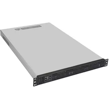 Корпус Exegate Pro 1U650-04/1U-1000ADS, E-ATX, 1U RM, 1x900 Вт, черный/серебристый (EX293173RUS)