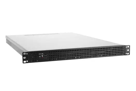 Корпус Exegate Pro 1U650-04/450ADS, E-ATX, 1U RM, 1x450 Вт, черный/серебристый (EX265509RUS)