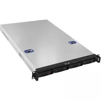 Корпус Exegate Pro 1U660-HS04/1000ADS, SSI EEB, 1U RM, 4x3.5 HS, 1x1000 Вт, черный/серебристый (EX293176RUS)
