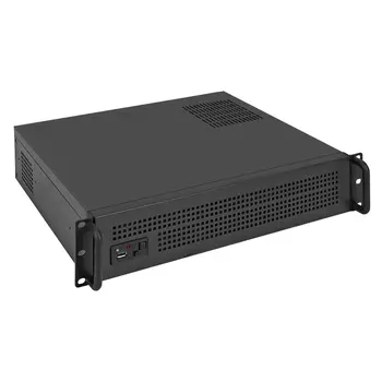 Корпус Exegate Pro 2U380-03, mATX, 2U RM, без БП, черный (EX295479RUS)