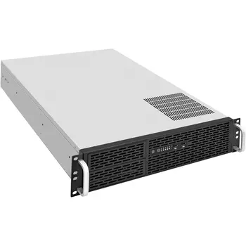 Корпус Exegate Pro 2U650-06/2U2098L, ATX, 2U RM, 1x900 Вт, черный/серебристый (EX293345RUS)