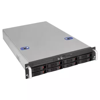 Корпус Exegate Pro 2U660-HS08, SSI EEB, 2U RM, 8x3.5/2.5 HS, без БП, черный (EX292255RUS)