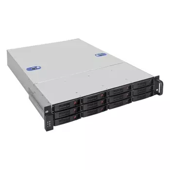 Корпус Exegate Pro 2U660-HS12, E-ATX, 2U RM, 12x3.5 HS, 1x500 Вт, черный (EX293395RUS)
