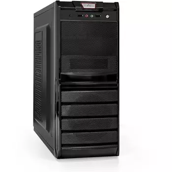 Корпус ExeGate XP-329S, ATX, Midi-Tower, черный, 350 Вт (EX278395RUS)