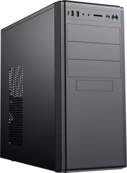 Корпус Foxline FL-886, ATX, Midi-Tower, 2xUSB 3.0, черный, без БП (FL-886-U32)