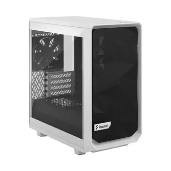Корпус Fractal Design Meshify 2 Mini White TG Clear Tint, mATX, Mini-Tower, 2xUSB 3.0, USB Type-C, белый, без БП (FD-C-MES2M-02)