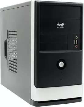 Корпус INWIN EMR002BG, mATX, Mini-Tower, черный/серый, 450Вт