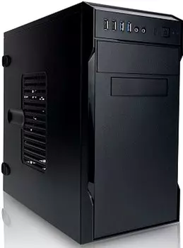 Корпус INWIN ENR-067BL, mATX, Midi-Tower, 2xUSB 3.0, черный, 450Вт (6143597)