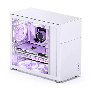 Корпус JONSBO D41 STD, ATX, Midi-Tower, USB 3.0, USB Type-C, белый, без БП (PCC_JB_D41_STD_White)