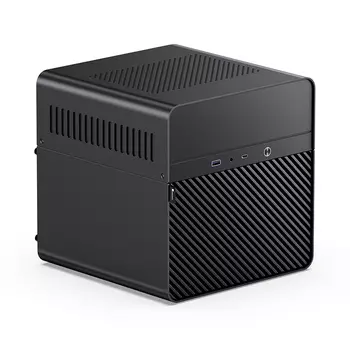 Корпус JONSBO N2, Mini-ITX, Small Tower, USB 3.0, USB Type-C, черный, без БП